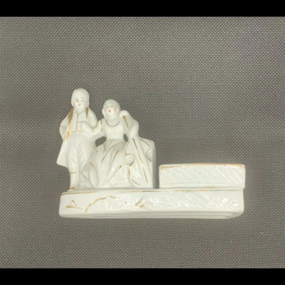Vintage Porcelain Japanese Ring Holder Tray